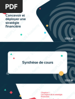 Synthèse de Cours - Concevoir Et Deployer Une Strategie Financiere