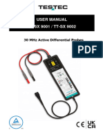 User Manual TT-SX 9001 / TT-SX 9002: 30 MHZ Active Differential Probes