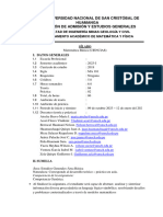 Silabo - MA-181 - Matematica Basica