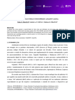 Internet Das Coisas Com Esp8266 E Amazon Alexa: Pedro F. FRANCO Gabriel A. P. SOUSA Matheus E. FRANCO