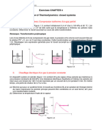 TD Chapitre 4 - Premier Principe de La Thermodynamique