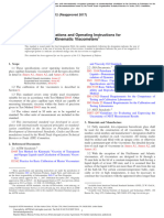 ASTM D446 - 12 (17) - Standard Specifications and Operatin Instructions For Glass Capilary Kinematic Viscometers