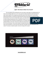 Scale Length-How Does It Affect Your Sound?