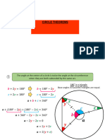 Circle Theorems Mixed Demonstration