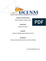 Trabajo de Investigación Derecho Noratial I Primera Tarea