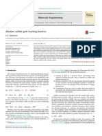 Alkaline Sulfide Gold Leaching Kinetics