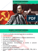 Revolução Russa - História - Simulado 1 Unidade