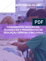 Fundamentos Históricos, Filosóficos e Pedagógicos Da Educação Especial e Inclusiva