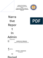 Narrative Report in Exam