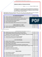 CUESTIONARIO DE HÁBITOS Y TÉCNICAS DE ESTUDIO - Instituto La Salle - V 4.0