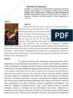 Tema Redação Desafios para Compreensão e Amparo Do Idoso Portador de Alzheimer No Brasil Do Século XXI