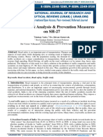 Road Accident Analysis and Prevention Measures On sh-27