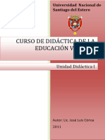 Unidad Didáctica I Curso Didáctica de La Educación Virtual