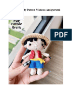 Pequeno Luffy Patron Muneca Amigurumi Gratis PDF