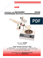 De.314 Manual de Instruções Evaporador Rotativo Microprocessado Q344M