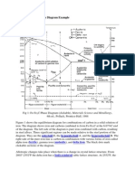 Iron-Iron Carbide Phase Diagram Example