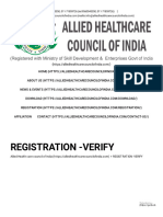 Paramedical College Affiliation - Allied Healthcare Council of India