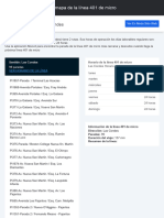 Maipu - Las Condes: Horario y Mapa de La Línea 401 de Micro