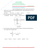 Signal and Systems Analysis Model Exit Exam