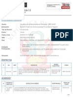 ACTA-001700/MVCS/PNSU - v.1.0: Información General