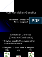 Non-Mendelian Patterns of Inheritance 1