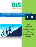 Análisis Del Caso de Una Empresa Que Se Dedica A La Manufactura de Arneses, Departamento de Moldeo