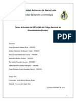 Articulado Del 197 Al 294 Del Código Nacional de Procedimientos Penales