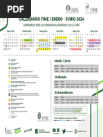 Calendario Semestral Ene Jun 2024