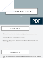 UV-VISIBLE SpectroS