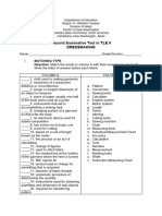 2nd Quarter Exam TLE 9