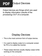 Output Devices