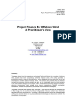 Project Finance For Offshore Wind A Practitioner's View: EWEC 2010