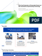 Low-Cost Production of Renewable Diesel and SAF With BioFlux Hydrotreating Technology