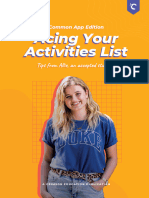 Acing Your Activities List - Tips From Duke Admit