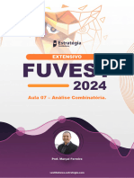 Aula 07 - Analise Combinatoria - FUVEST 2024