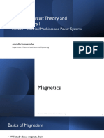 Magnetic Circuit Theory and Transformers I