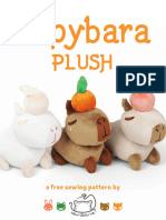 Capybara Plush Sewing