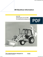 Case 580K Backhoe Information: The Loader/backhoe Designed To Keep Case On Top Index