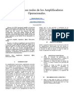 Laboratorio # 8 - Características Reales de Los Amplificadores Operacionales