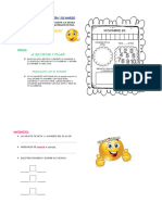 Actividades en Casa para El Día 1 de Marzo