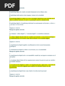 Marque La Opción Correcta