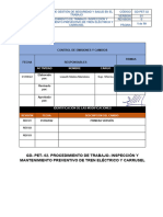 Gd-Pet-02. Inspección y Mantto - Tren Electrico y Carrusel