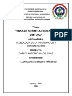 Ensayo Educacion Virtual-Tic