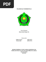 Makalah - Tradisi Dan Modernitas