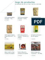 Catalogo de Productos Almacen