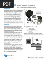 HYB-DS-00086-EN - Dynasonics DXN Portable Clamp-On Ultrasonic Flow Meter Product Data Sheet