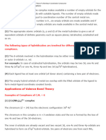 Valence Bond Theory For Bonding in Coordination Compounds - Chemistry, Class 12, Coordination Compounds