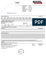 Certificat E6013 4 SAF 2024