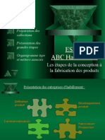 Présentation de La Conception À La Fabrication