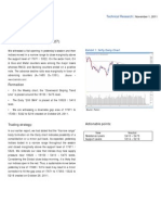 Technical Report 1st November 2011